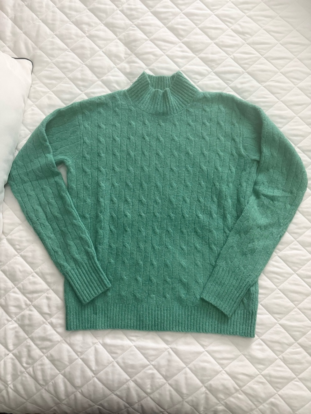 J Crew super soft mock turtleneck